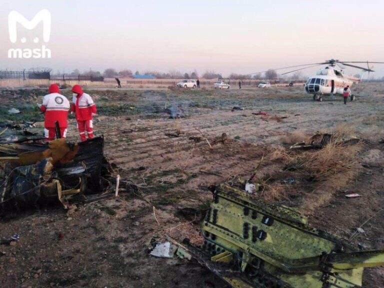 В Иране разбился самолет МАУ: погибли 176 людей