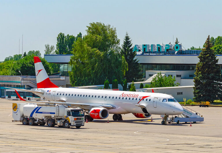 Рейсы Austrian Airlines будут летать из Запорожья вместо Днепра
