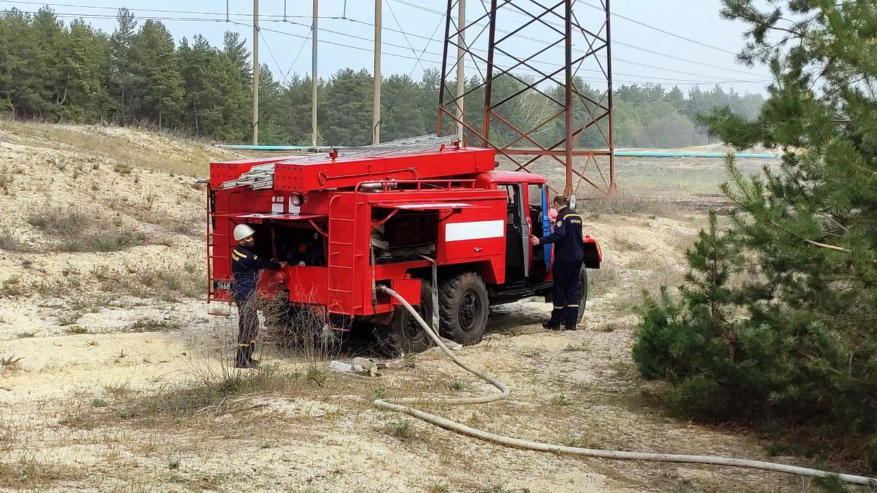В Запорожской области потушили 10 пожаров на открытых территориях