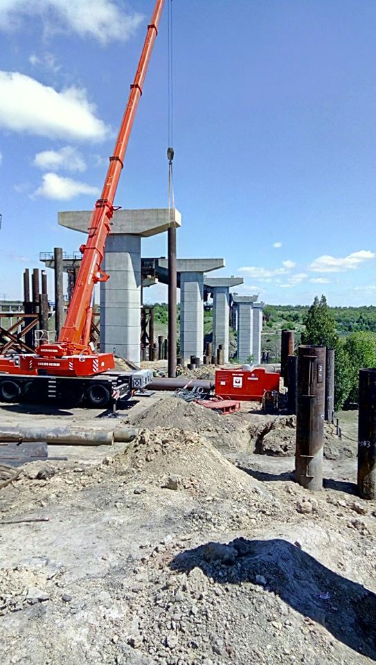 Как в Запорожье продвигается строительство мостов через Днепр, – фото 