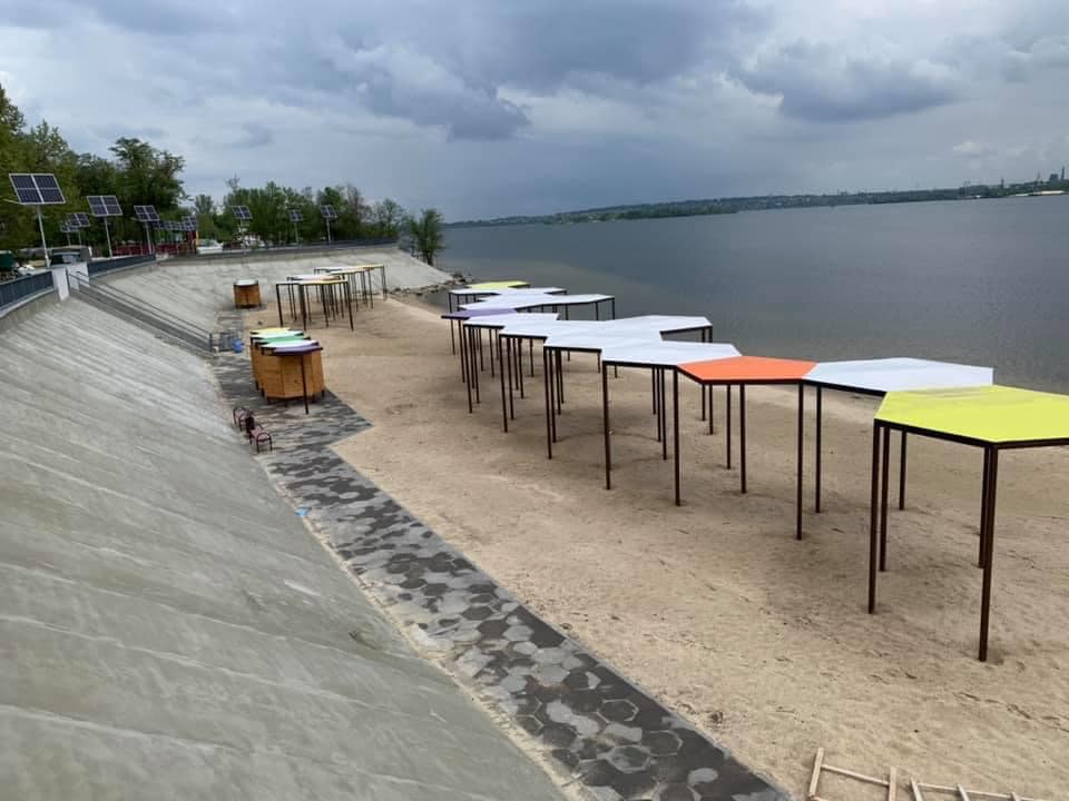 В Запорожье через 2 недели откроют обновленный Правобережный пляж (ФОТО)