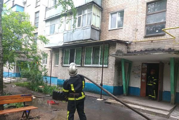 В Мелитополе в пятиэтажке произошел пожар