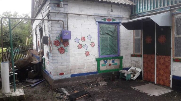 В Запорожской области при пожаре умер мужчина, – фото