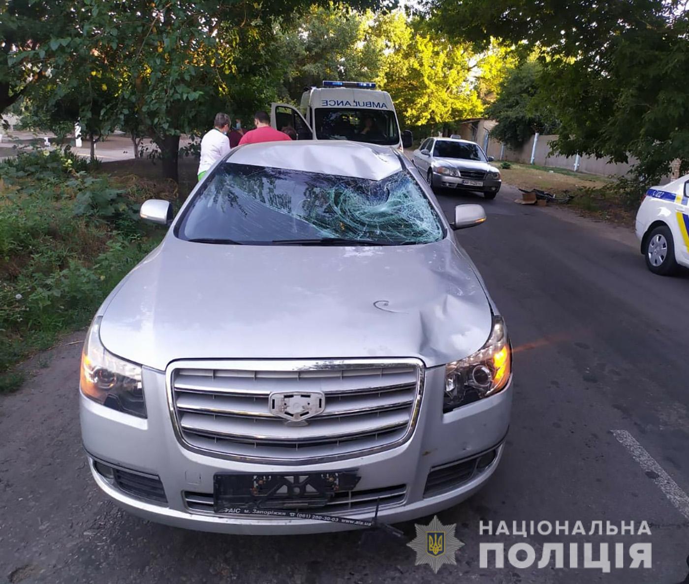 В Мелитополе под колесами автомобиля погиб велосипедист, – фото 