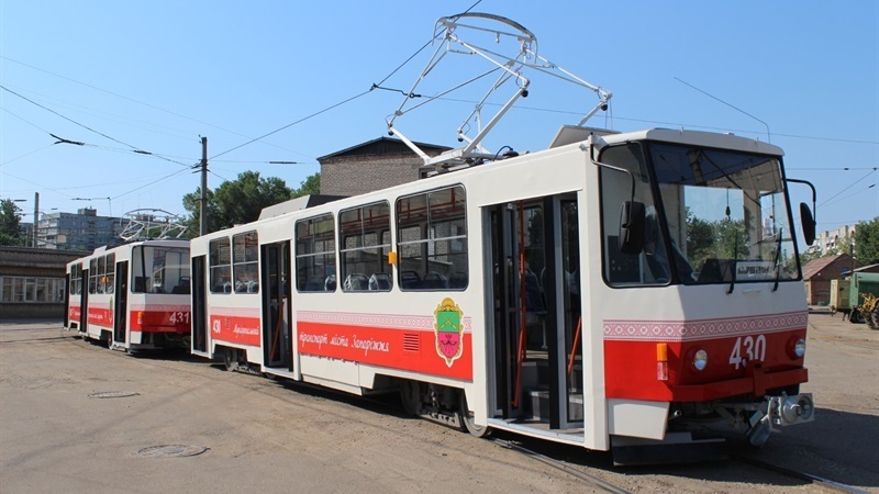 В Запорожье временно прекращается движение трамвая №3