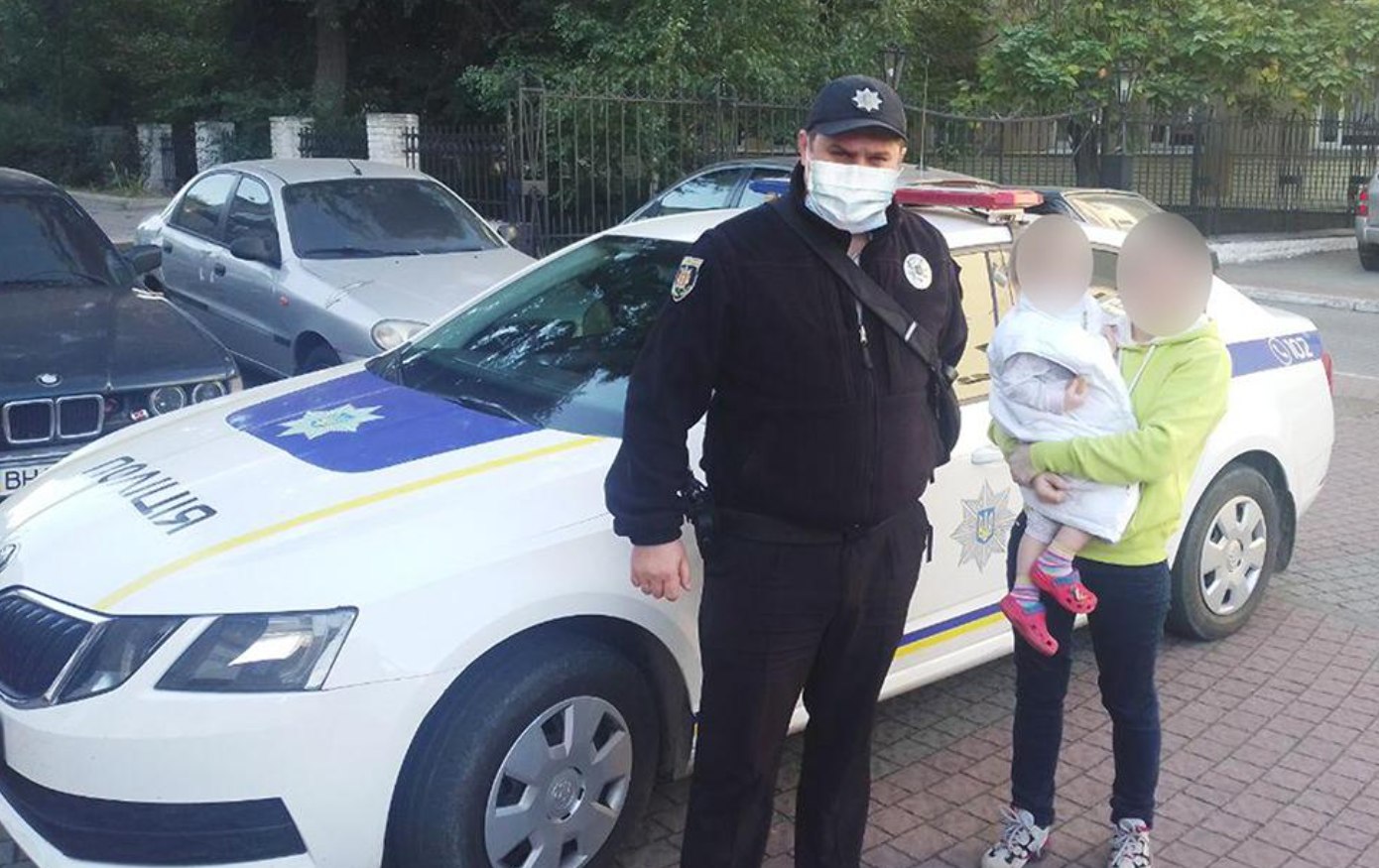 В Запорожье полицейские разыскали двухлетнего ребенка