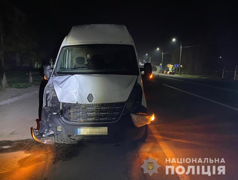 В Запорожской области водитель микроавтобуса насмерть сбил пешехода: полиция ищет свидетелей