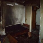 В Запорожье в девятиэтажном доме горела квартира