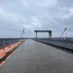 Новый запорожский мост проверили на прочность, - фото