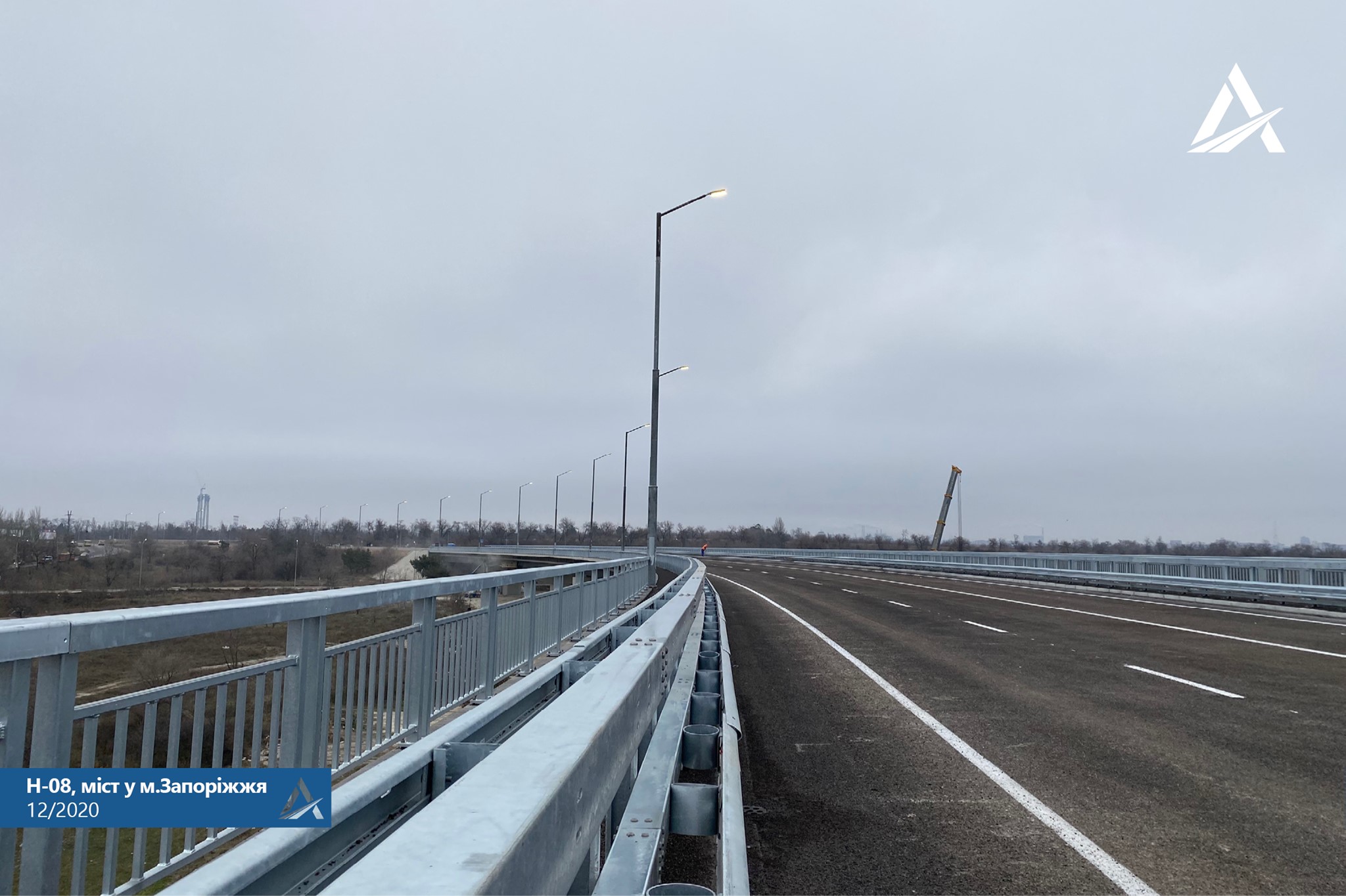 Укравтодор представил схему проезда по новому мосту в Запорожье