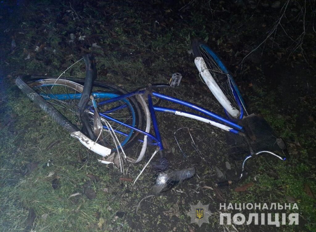 В Запорожской области водитель на автомобиле сбил велосипедиста