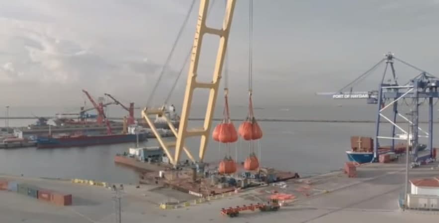 Запорожский мост будет строить плавучий кран из Турции