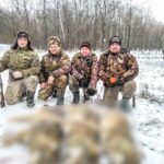 В Запорожской области охотники застрелили стаю волков