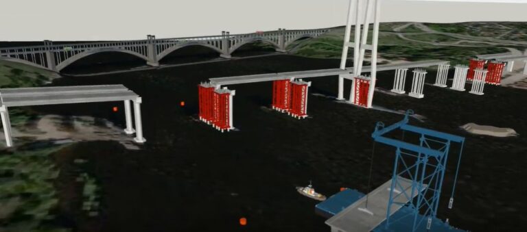 Зарубежная компания показала проект строительства вантового моста в Запорожье