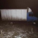В Запорожской области транспорт застрял в снегу
