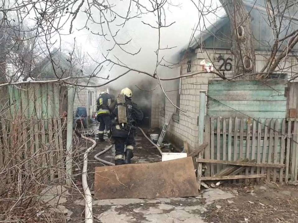 В Днепровском районе во время пожара в частном секторе погиб мужчина