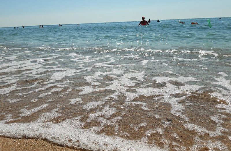 Температура воды в Азовском море достигла 22-х градусов тепла