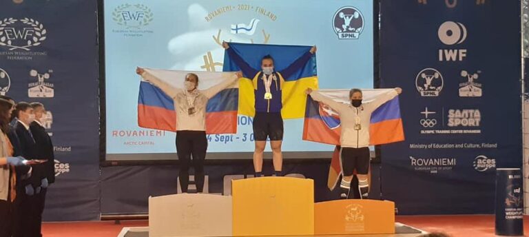 Запорожанка Анастасия Маневская стала чемпионкой Европы по тяжёлой атлетике