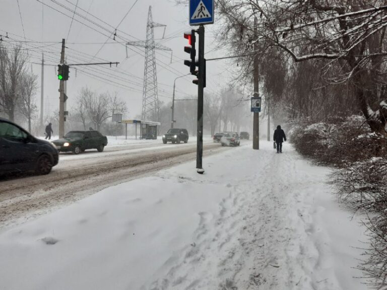 Снегопад в Запорожье может закончиться в обед: прогнозы синоптиков
