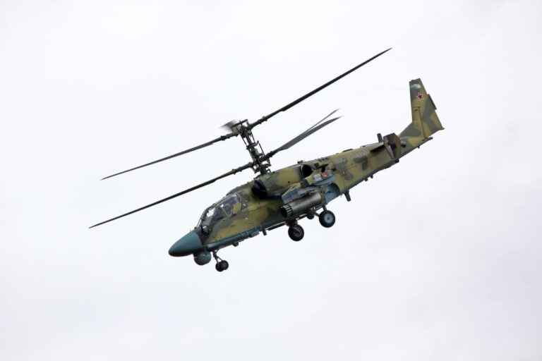 В Запорожской области сбили два российских боевых вертолёта
