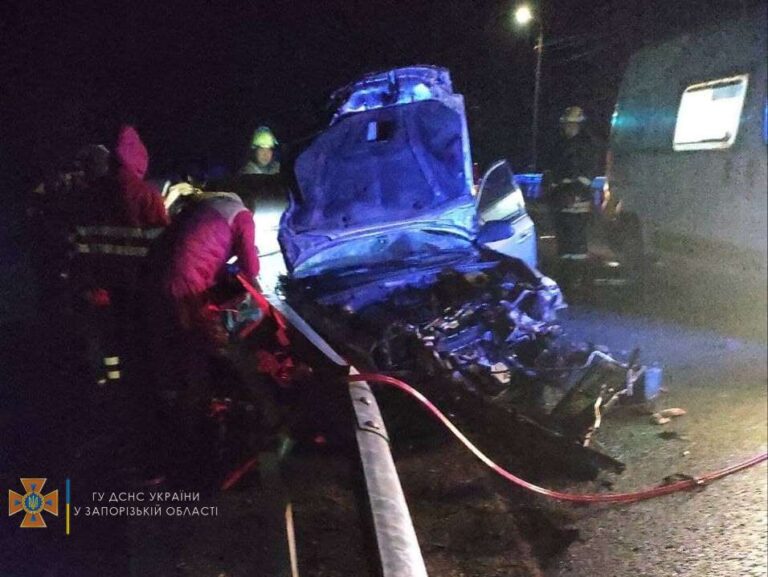 В Запорожской области Chevrolet влетел в отбойник, – погибла пассажир