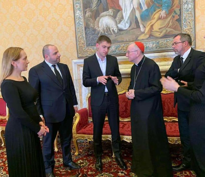 Мэр Мелитополя Иван Федоров встретился с “правой рукой” Папы Римского