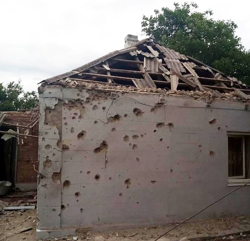 Российская армия обстреляла населённые пункты Запорожской области