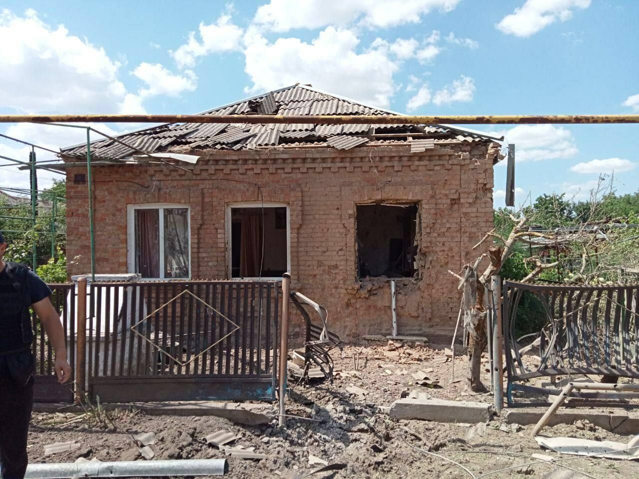 Российские войска обстреляли шесть населённых пунктов в Запорожской области