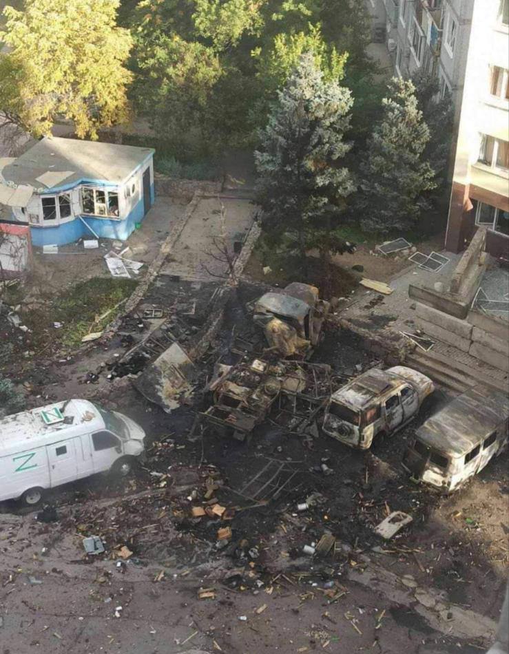 Взрывы в Энергодаре: ночью горела территория гостиницы ЗАЭС с оккупантами