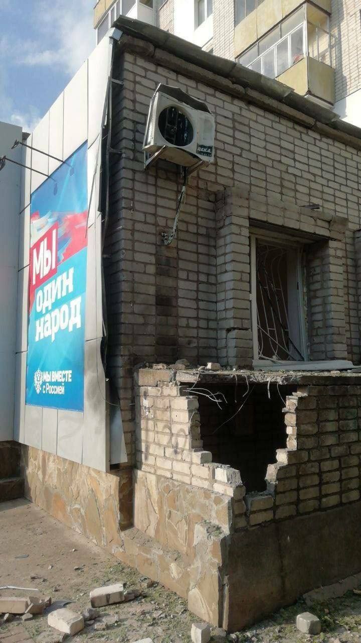 В Бердянске взорвали штаб коллаборантов – там готовился псевдореферендум (ФОТО)