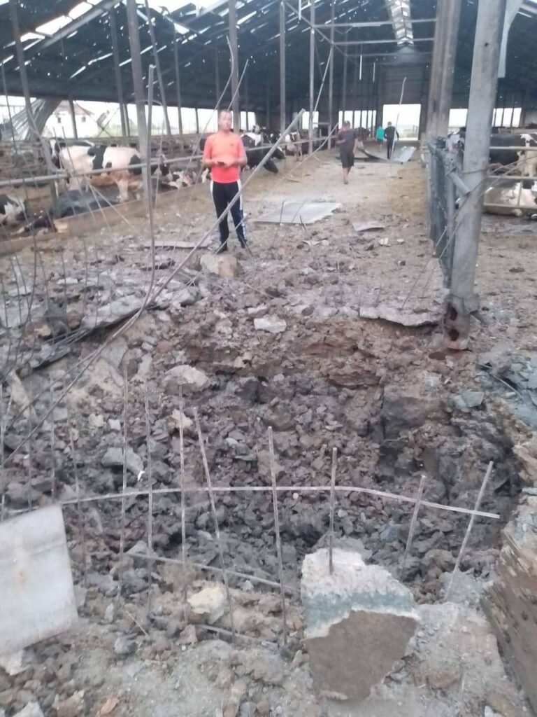 Оккупанты разбомбили ферму в Великой Белозерке: двое человек пострадали (ФОТО)