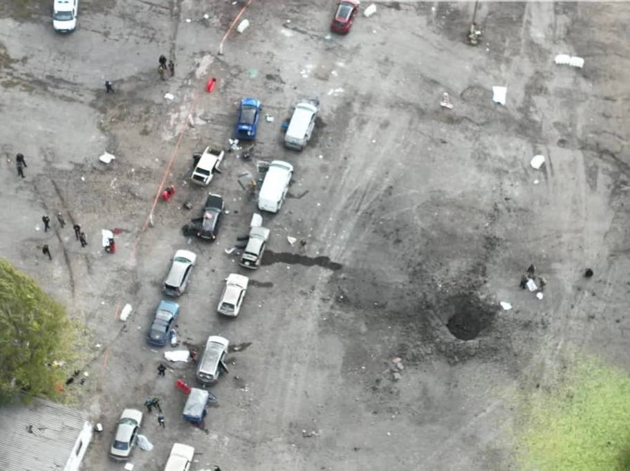 Ракетный удар в Запорожье, – фото и видео с места трагедии