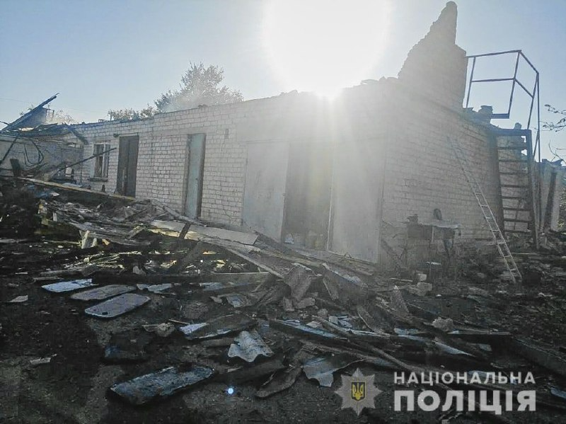 Армия рф обстреляла посёлки в Запорожской области