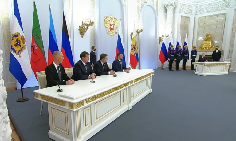 На россии признали аннексию Запорожской области и других оккупированных территорий