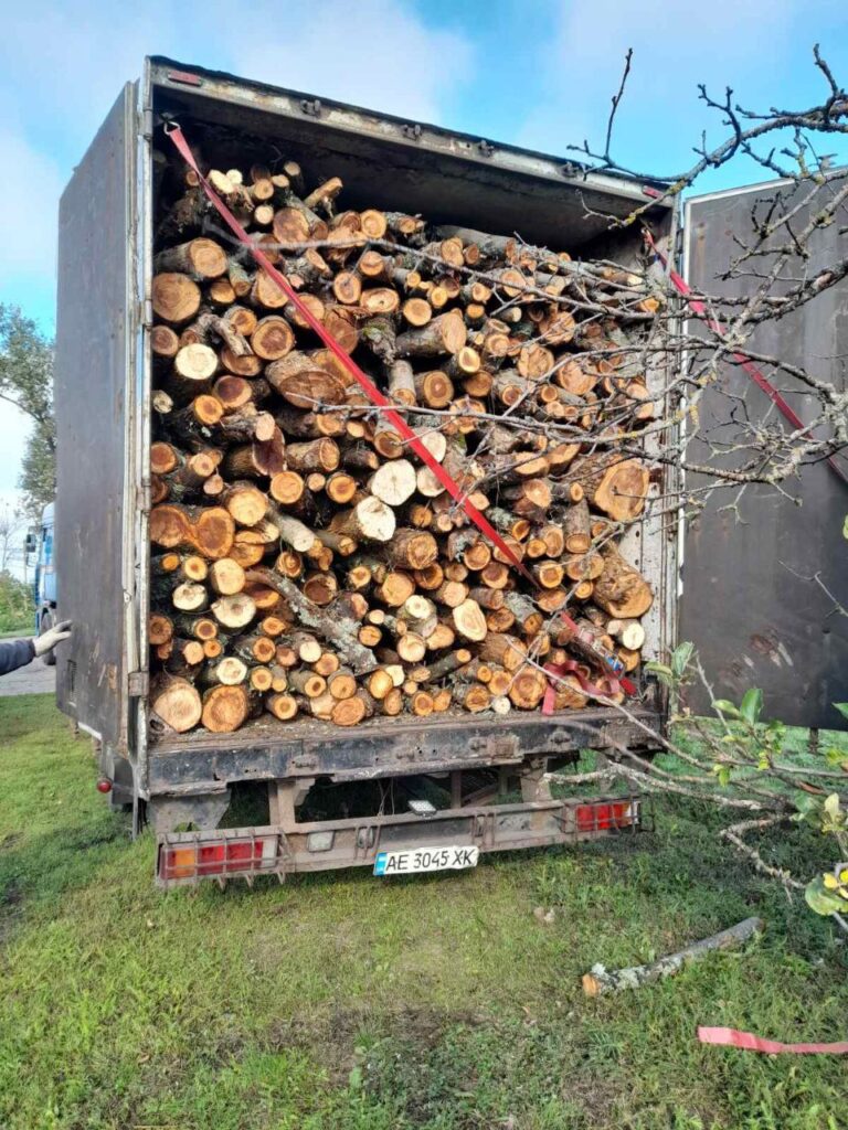 В Запорожский район привезли новую партию бесплатных дров: кто ее получил