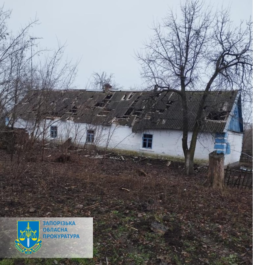 Россияне ударили по селу Желтая Круча в Запорожской области: появились новые фото