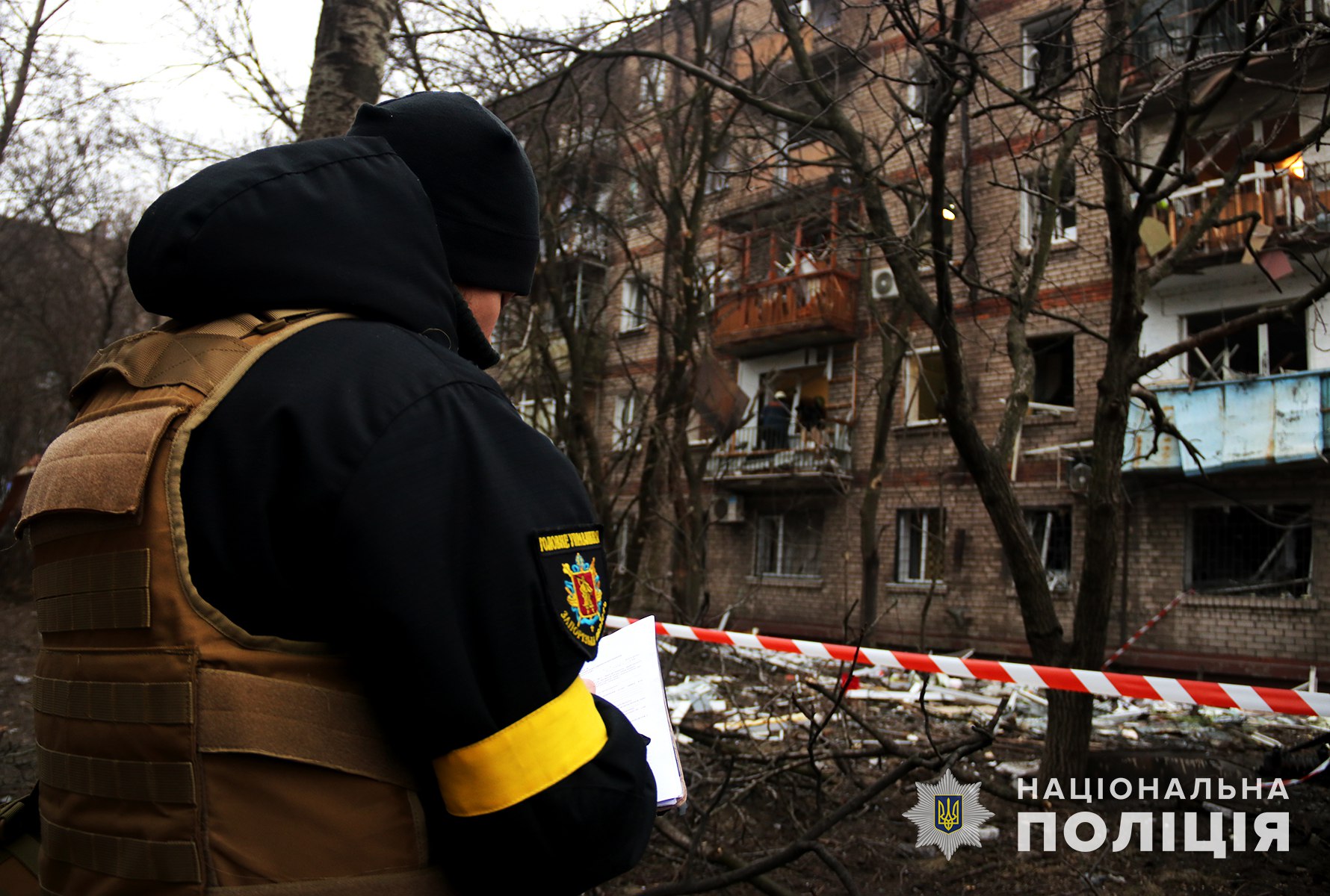 Правоохранители расследуют ракетный удар по Запорожью. ФОТО