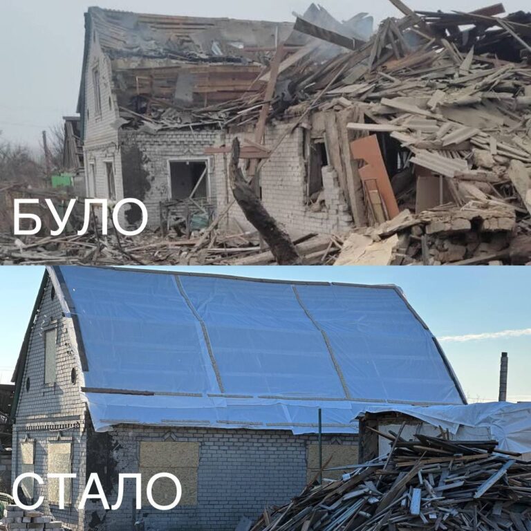 Коммунальщики продолжают восстанавливать дома в Запорожье после прилетов 31 декабря