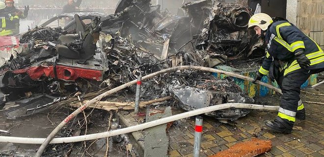 СБУ расследует падение вертолета в Броварах: есть несколько версий