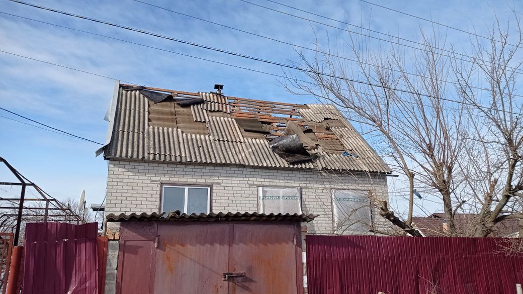 В Вольнянске пострадали более 20 домов от ракетного удара