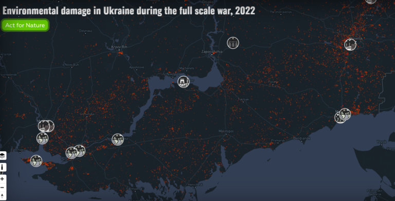 Последствия войны для экологии Запорожской области показали на интерактивной карте