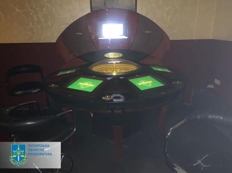 Правоохранители закрыли подпольное казино в Запорожье. ФОТО