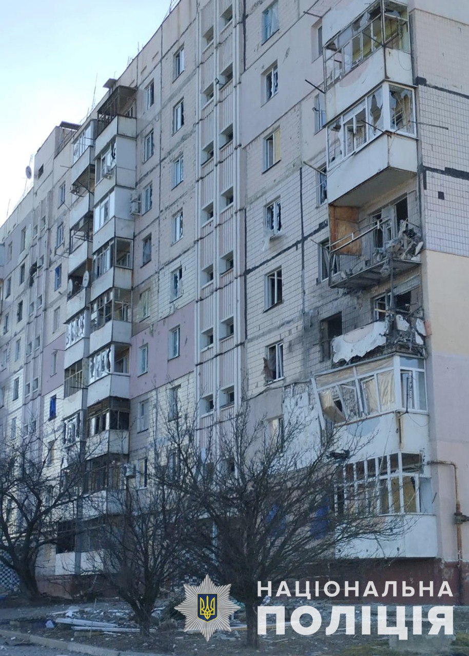 россия нанесла удары по Запорожской области 23 и 24 февраля