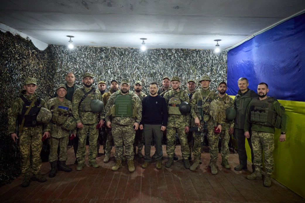 Президент України Володимир Зеленський відвідав позиції Сил оборони на Запорізькому напрямі