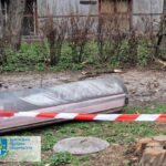 Российская ракета попала в спальный район Запорожья (ФОТО)