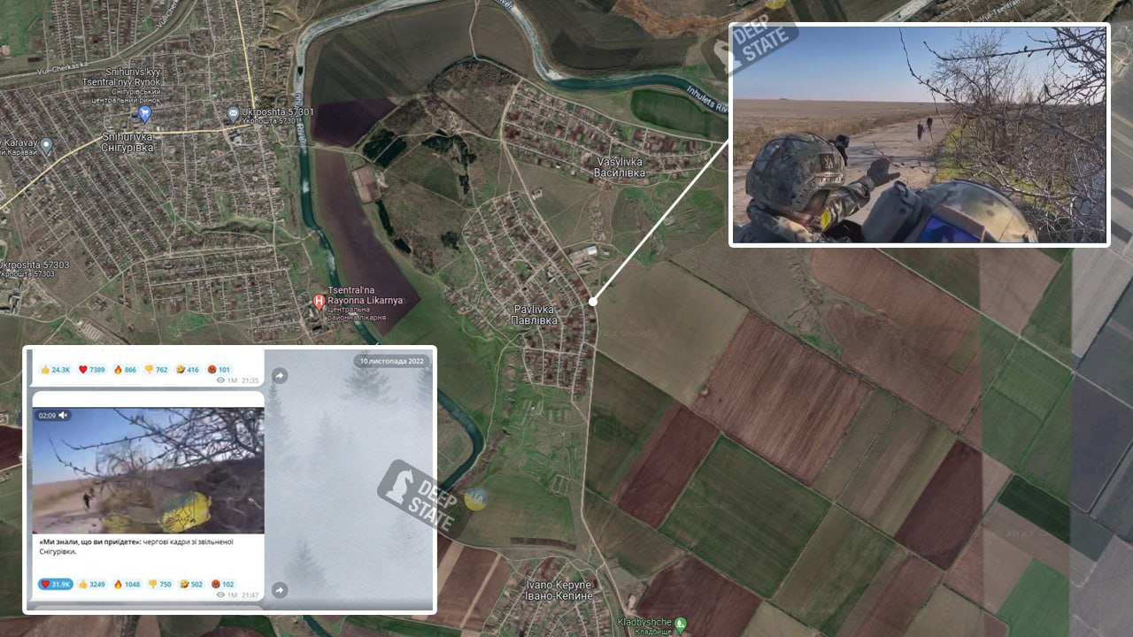 Видео освобожденного села в Запорожской области оказалось фейковым