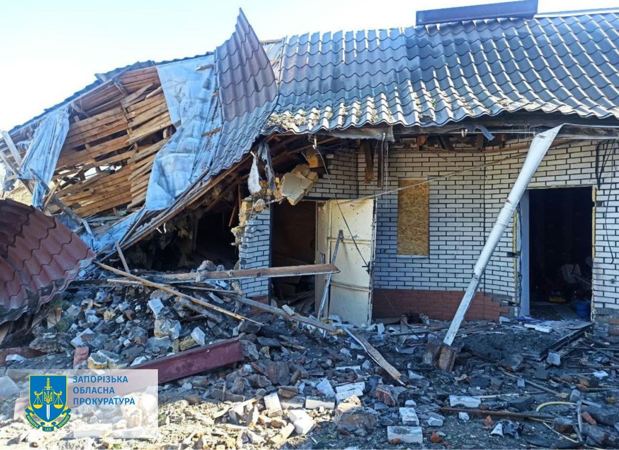 Оккупанты ударили из С-300 по частным домам в Запорожье. ФОТО