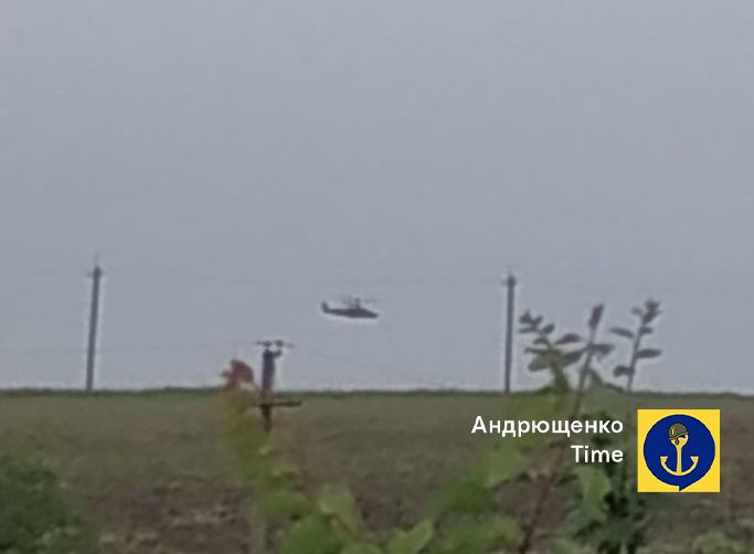 Вертолеты оккупантов направились из Бердянска в Мариуполь. ФОТО
