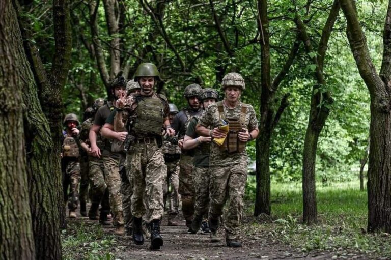 “Закарпатский легион” провел благотворительный забег в зоне боевых действий в Запорожской области