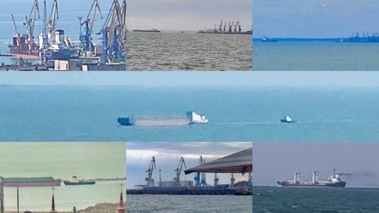 Журналисты проследили, сколько зерна вывезли россияне через Бердянский порт